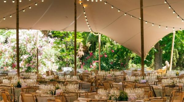Carpas y toldos decorados para bodas
