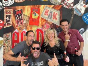 Concierto de Beer Band Theory en festival al aire libre en Andalucía