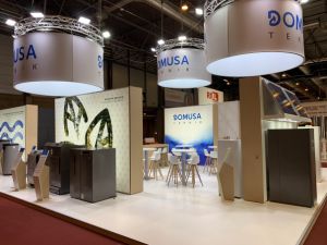 3D rendering of the stand design before its final construction