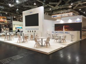 Interactive stand design for product launch in Gipuzkoa