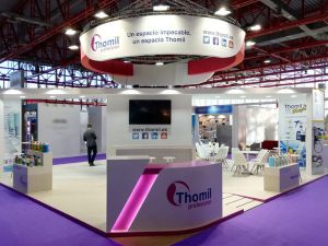 Interactive stand for the launch of a product manufactured by Grupo ALC