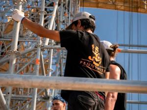 Professional sound equipment operated by a certified technician