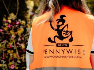 Professional waiters from PennyWise at a food event