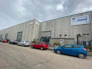 IberSpacios modular booths at a craft fair with a uniform design