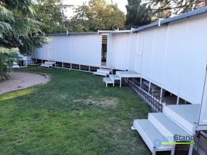 Temporary IberHall pavilion installed for business congress