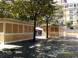 Interior of the corporate stand