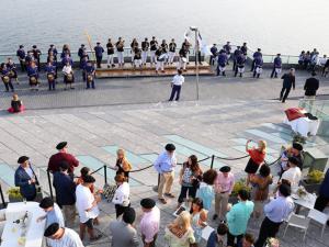 Exhibition organization with graphic design and furniture adapted by Lankor