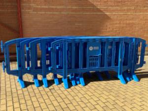 White tent set up for a gastronomic event with themed decor