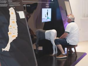 Promotional space for product presentation developed by PROASUR at a brand event