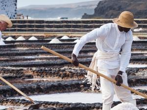 Production of scenography for zarzuela with striking visual elements