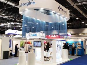 Welcome area with hostesses at a promotional stand managed by RCK Stands