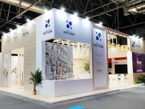 LED screen and integrated audiovisual content at RCK Stands