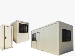 Módulos prefabricados REMSA configurados como oficinas para empresa constructora