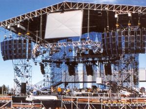 Vista general de escenario ROMIAN para competición deportiva al aire libre