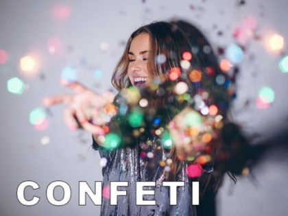 Efecto especial de confeti para fiestas y eventos corporativos
